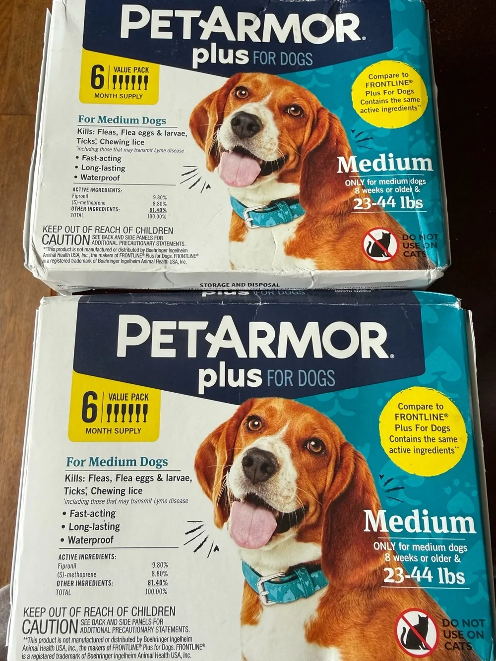 PetArmor Plus for Medium Dogs Bundle of 2